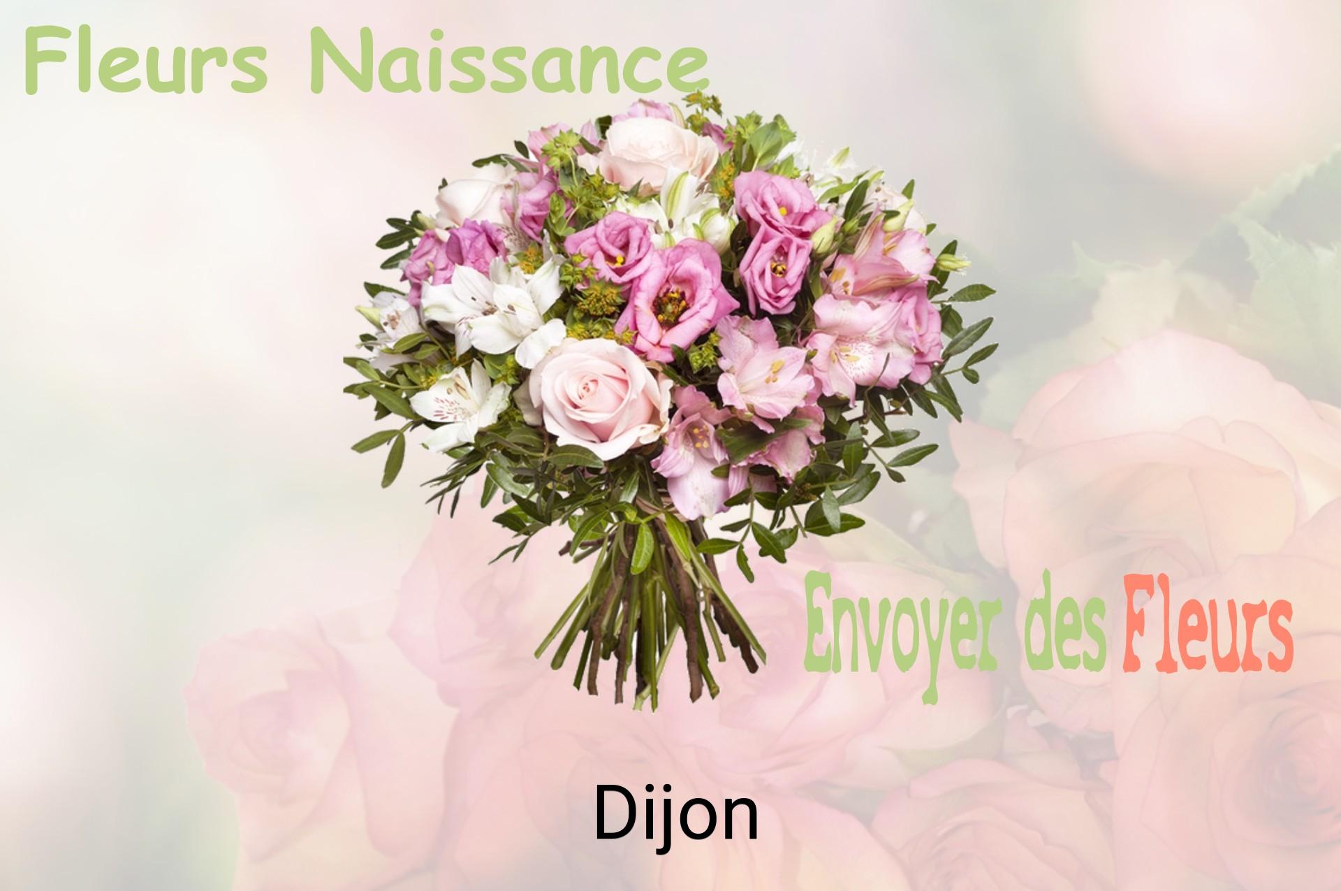 Bouquet de fleurs de naissance livré à Dijon